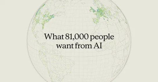What 81,000 people want from AI