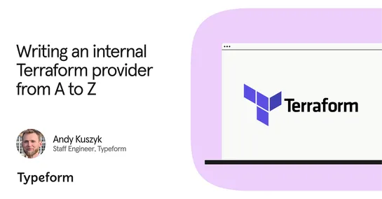 Writing an internal Terraform provider from A to Z